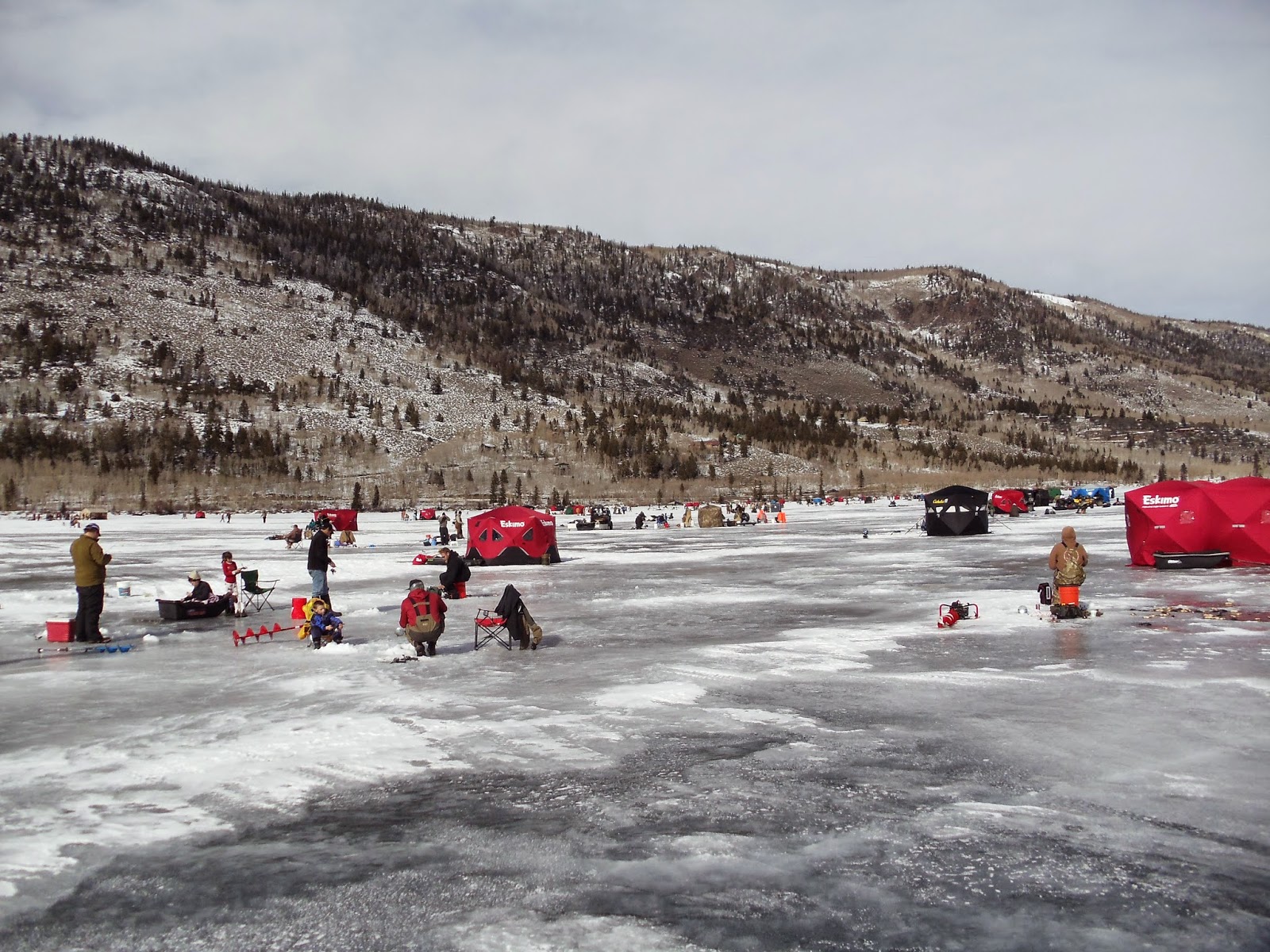 Fish Lake Ice Fishing Perch Tournament Utah