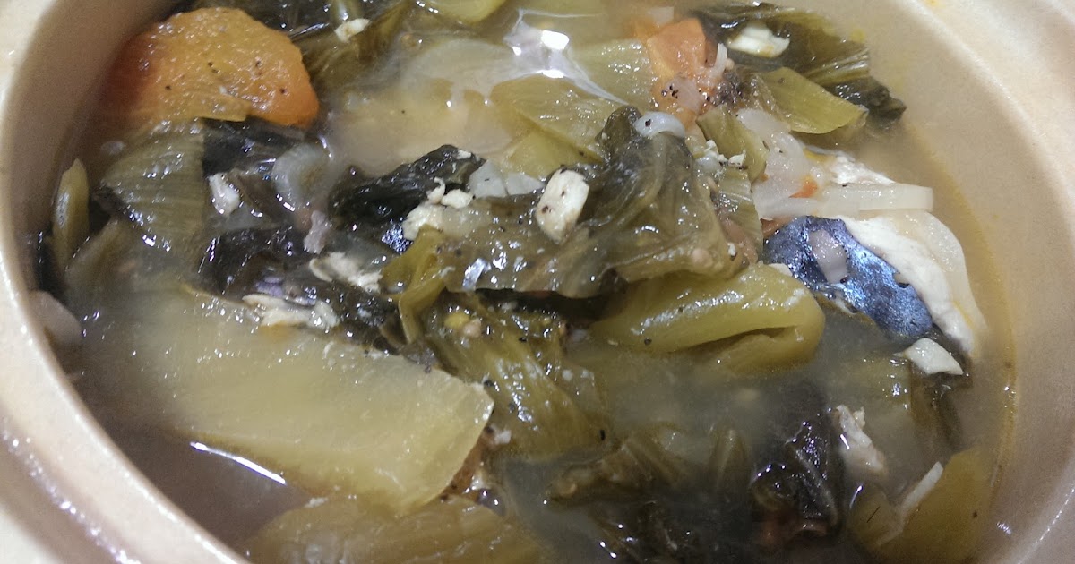 Resepi Brunei Resepi 1 Sup Ikan Tengiri Dengan Sayur Masin