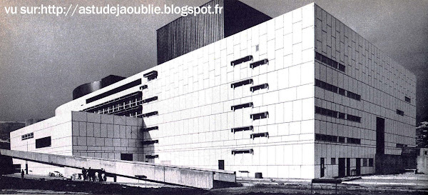 Grenoble - Maison de la Culture - André Wogenscky  Architecte: André Wogenscky  Construction: 1968