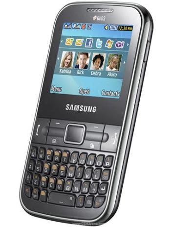 Smartphone on Samsung Duos Chat 322 Dual Sim Qwerty Phone Launched Offers Supports