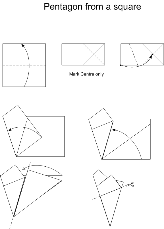 Origami Pentagon