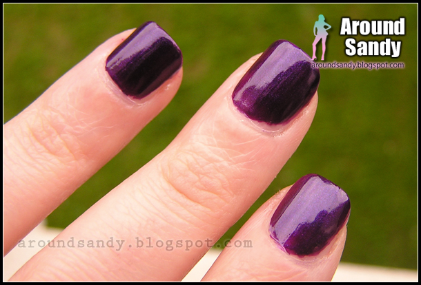 Barry M 161 Vivid purple Nail Paint swatches review donde comprar opinión