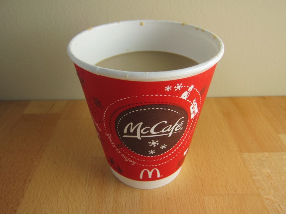Review McDonald's White Chocolate Mocha Brand Eating
