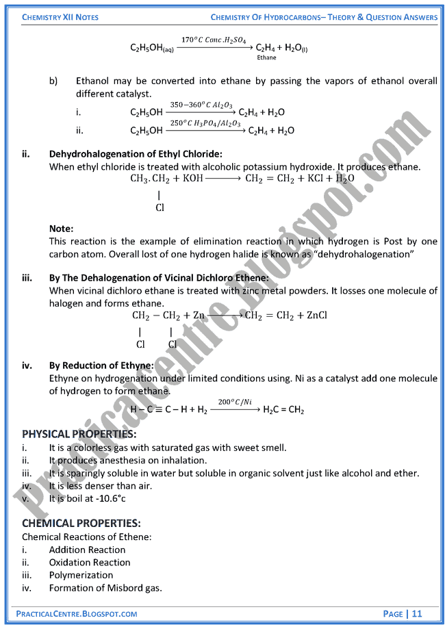 chemistry-of-hydrocarbons-theory-and-question-answers-chemistry-12th