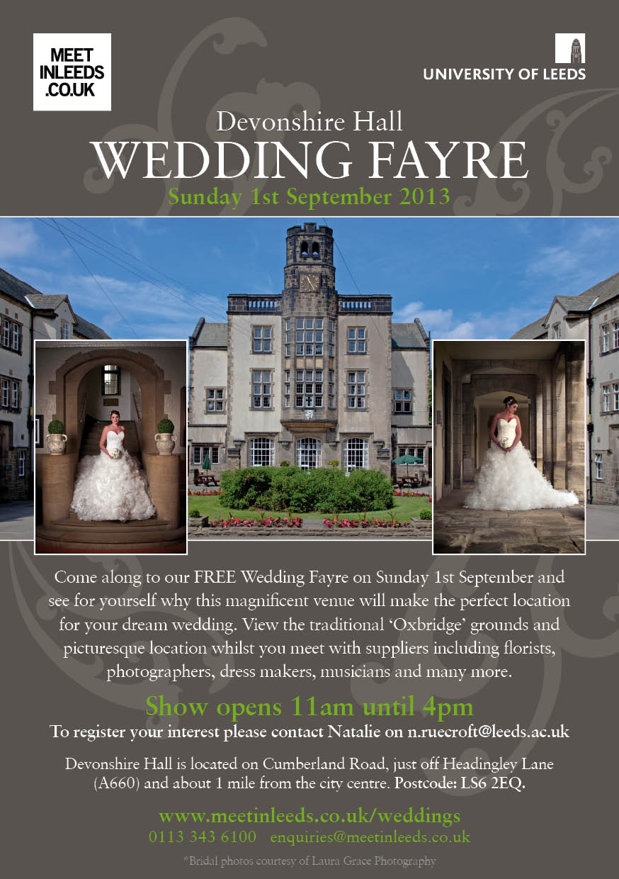 conference crusader discovering devonshire as a wedding venue by venue flyer