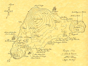 Now a World Heritage Site, Easter Island sits in a remote area of the . (easter island map)