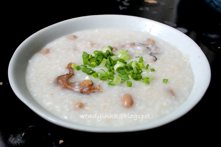 Table for 2.... or more Lean Pork, Oyster and Peanut Porridge Rice