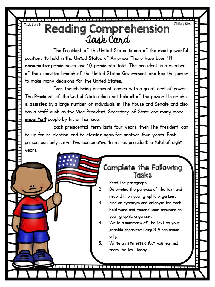 Reading comprehension year 4