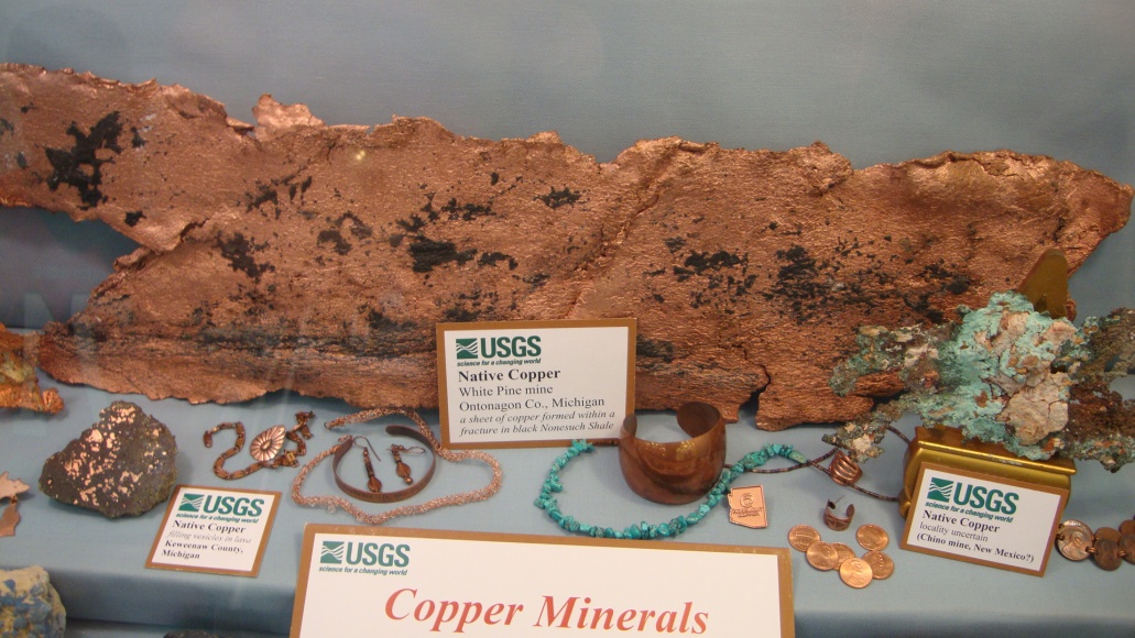 CSMS GEOLOGY POST DENVER GEM SHOW COPPER 2012