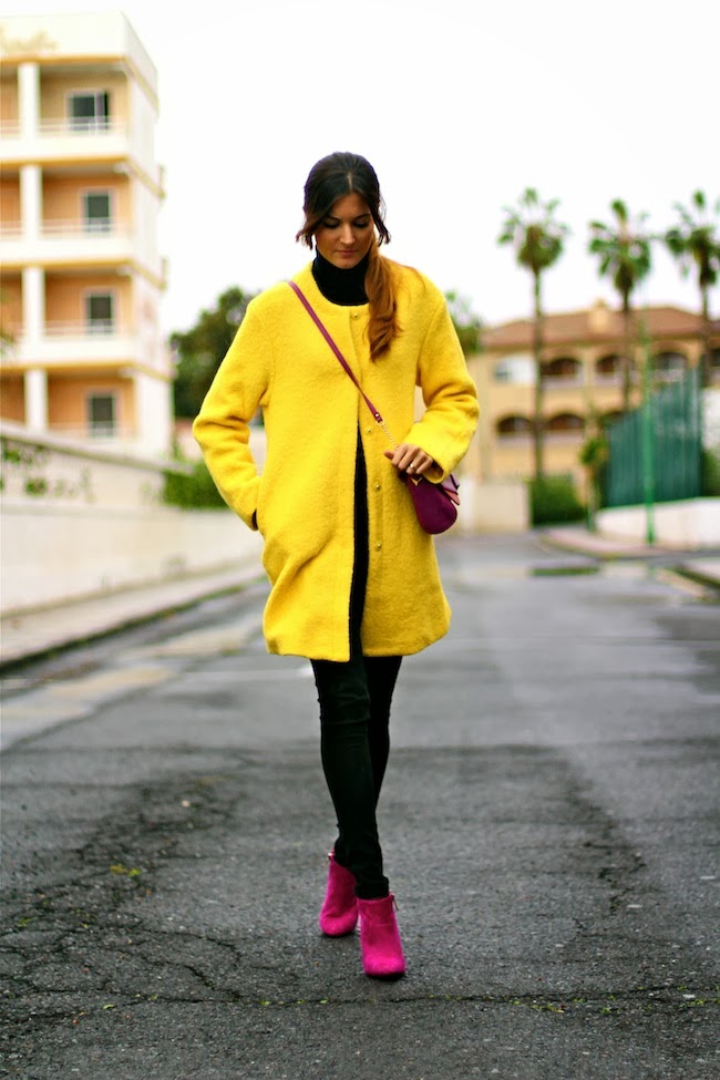 Marilyn's Closet FASHION BLOG Yellow Coat