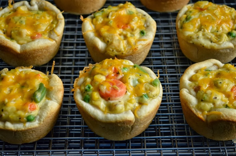 For the Love of Dessert Chicken Pot Pie Cupcakes