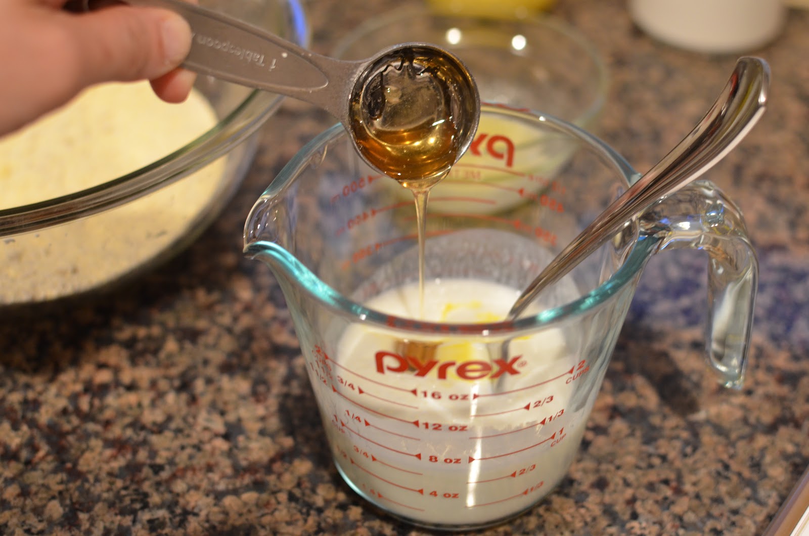 Playing with Flour Honey corn muffins