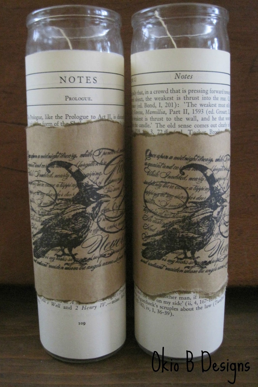 Spooky Dollar Store Prayer Candles Okio B Designs