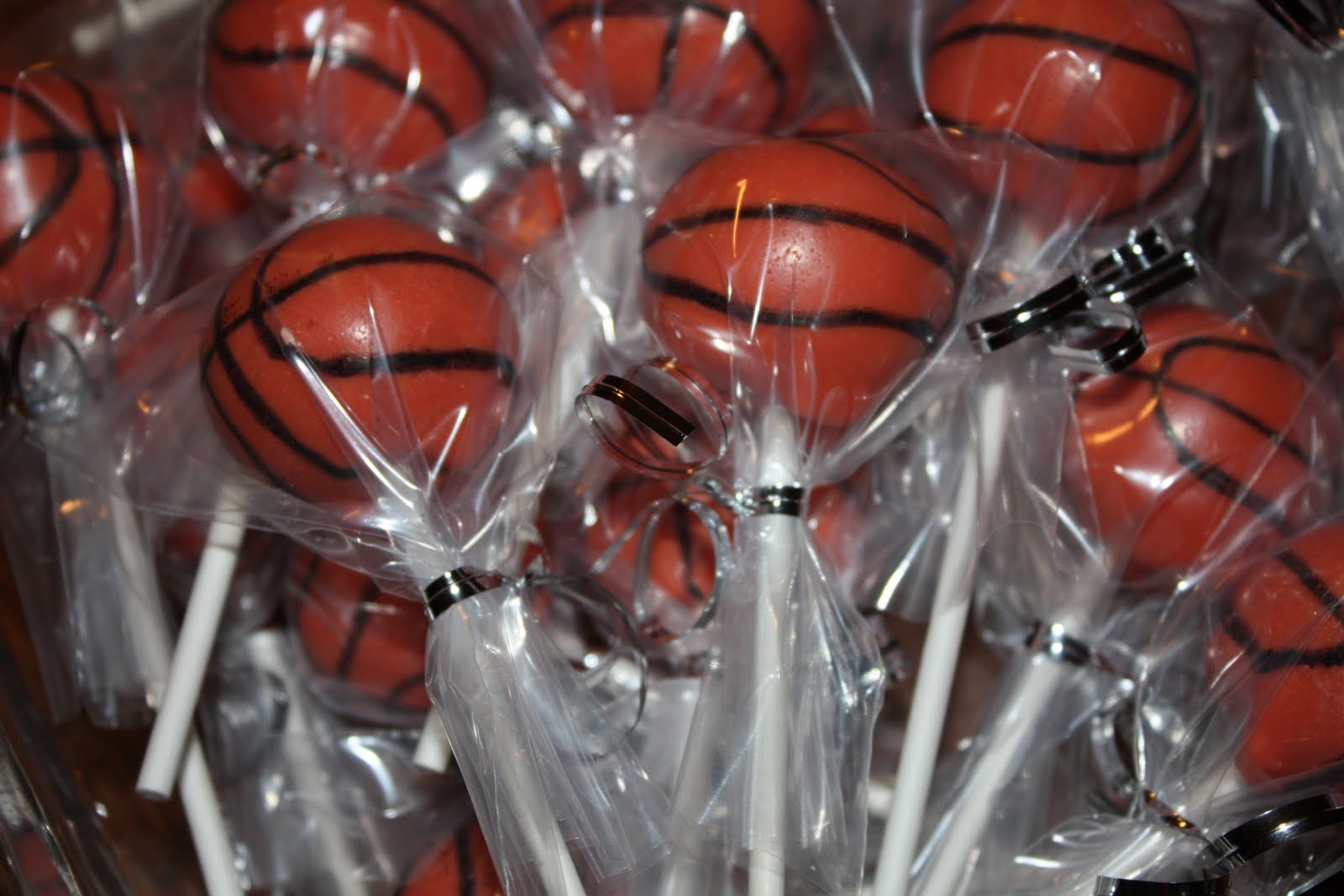 Cake Pops by Randi Basketball Cake Pops
