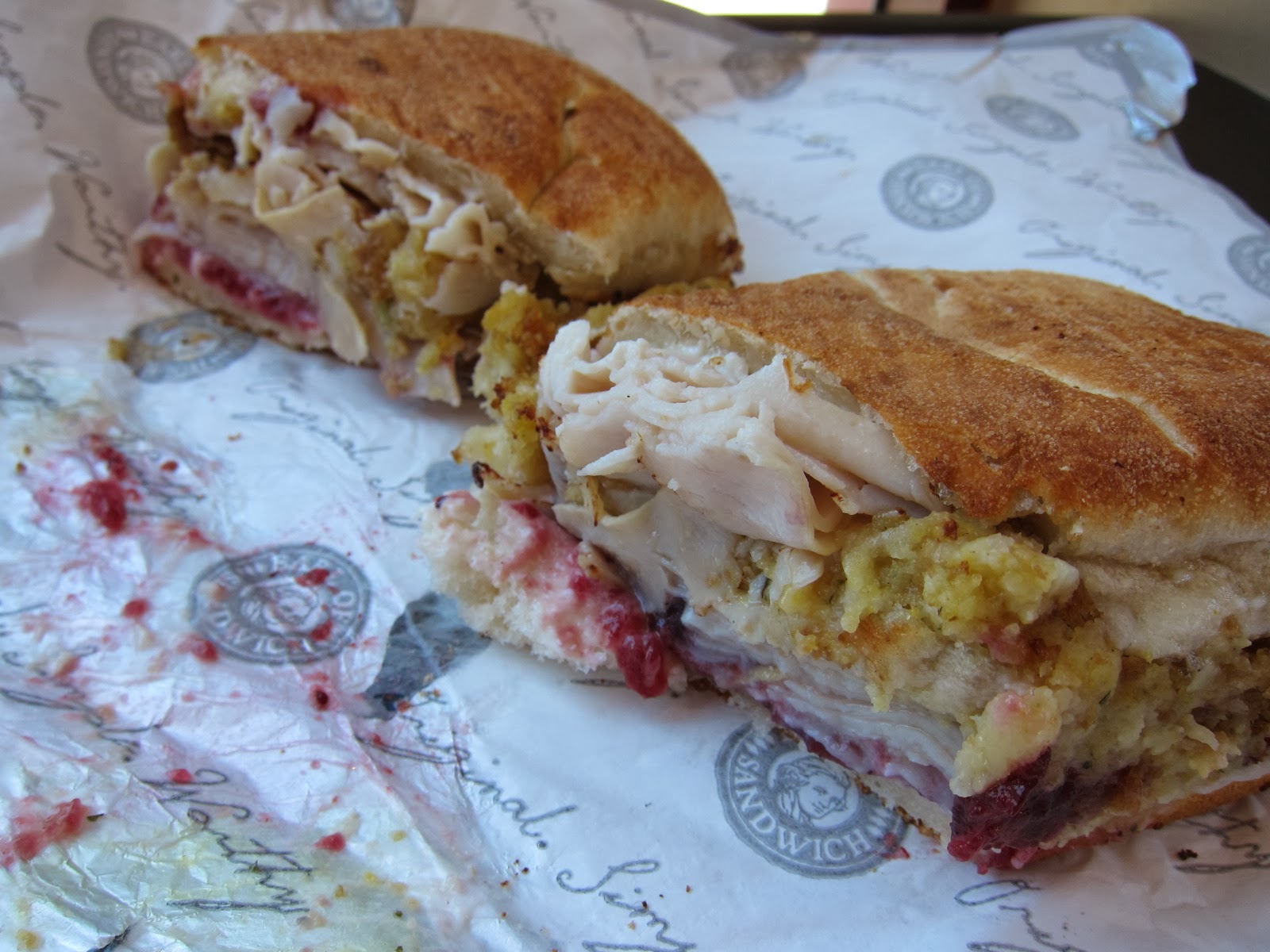 Review Earl of Sandwich Holiday Turkey Sandwich Brand Eating