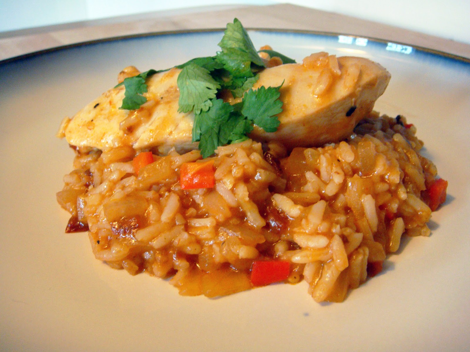 The Dinner Club Skillet Chicken with Spanish Rice