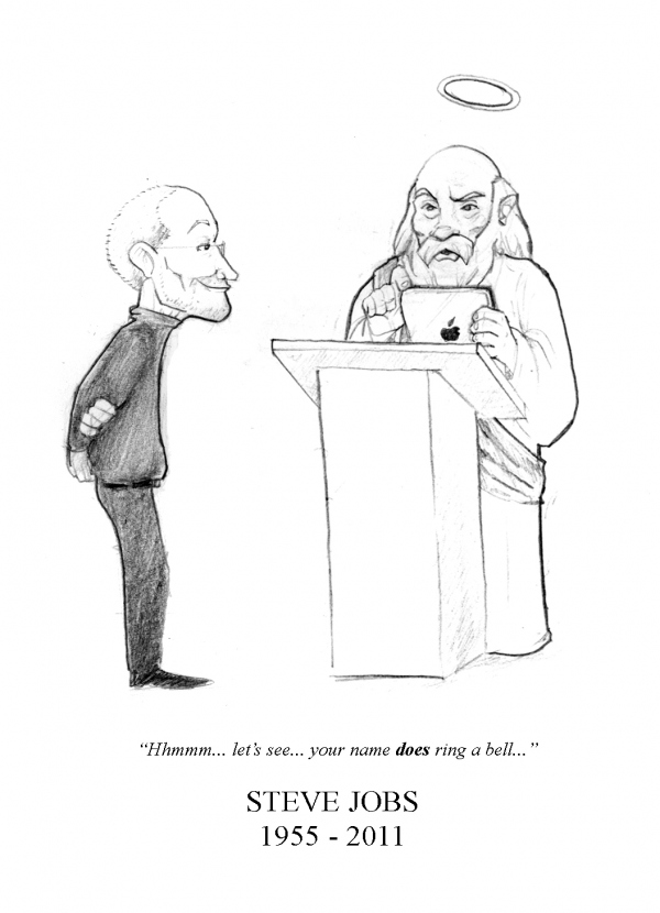 Cartoon Steve Jobs