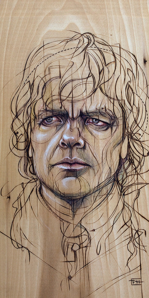 03-Tyrion-Lannister-Peter-Dinklage-Fay-Helfer-Pyrography-Game-of-Thrones-and-other-Paintings-www-designstack-co