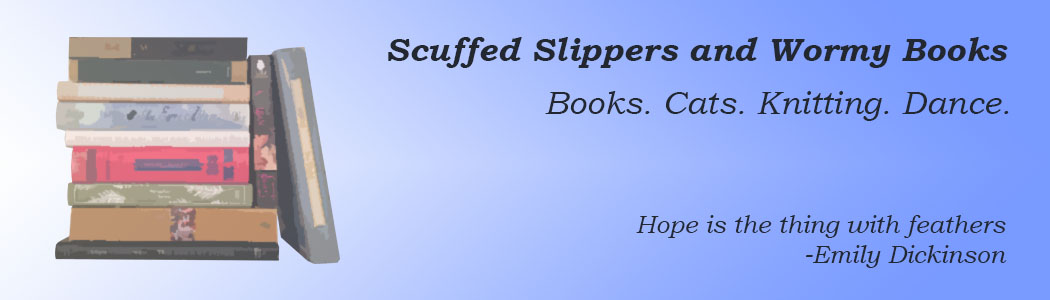 Scuffed slippers and wormy books....