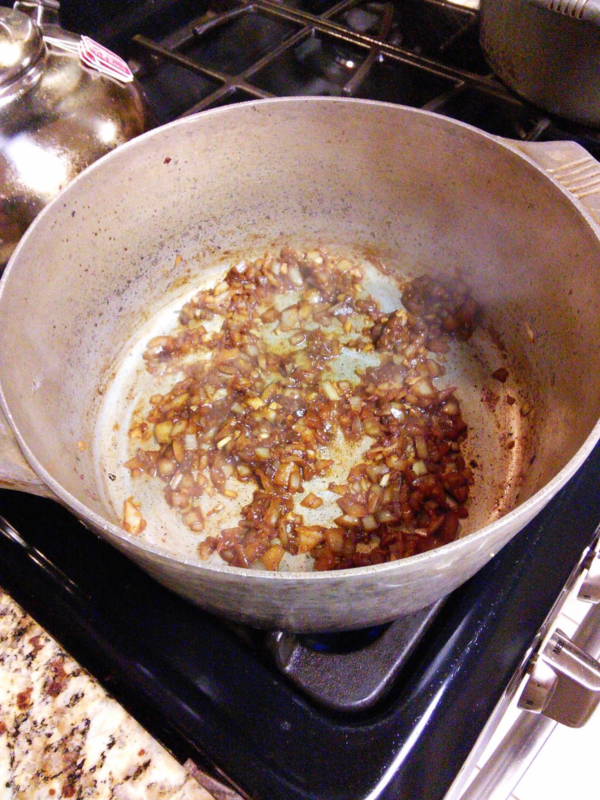 Hot Southern Mess Italian Sausage Gravy with Rigatoni