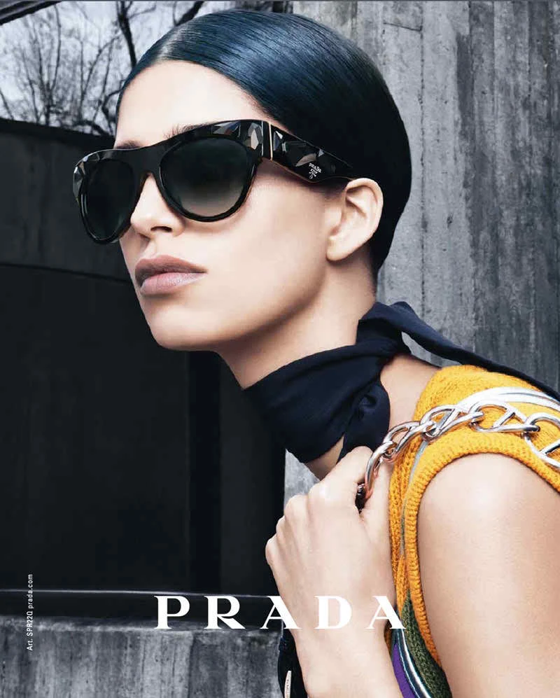 Prada Eyewear Fall/Winter 2014 Campaign featuring Mica Arganaraz