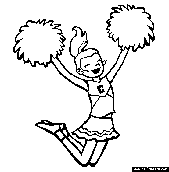 cheerleading word art