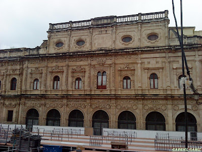 Fachada trasera del Aytº de Sevilla.