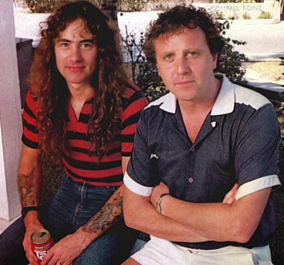 Martin Birch c.1982, with Steve Harris of Iron Maiden Martin Birch c.1982, with Steve Harris of Iron Maiden