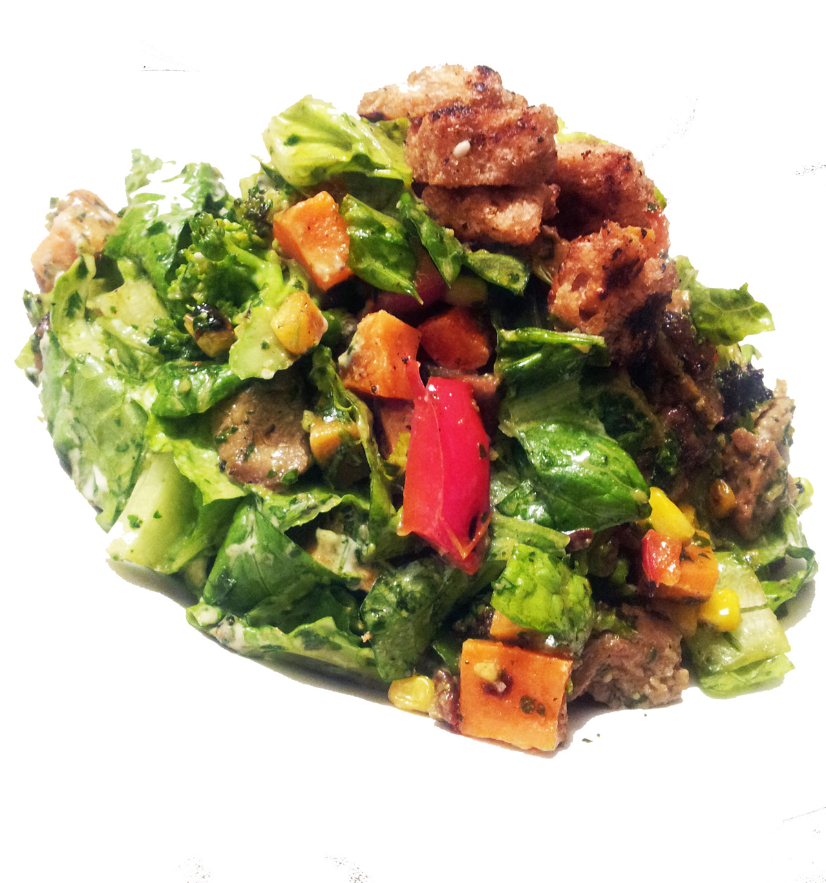 A Profound Hatred of Meat Chimi Seitan Salad with Grilled Vegetables