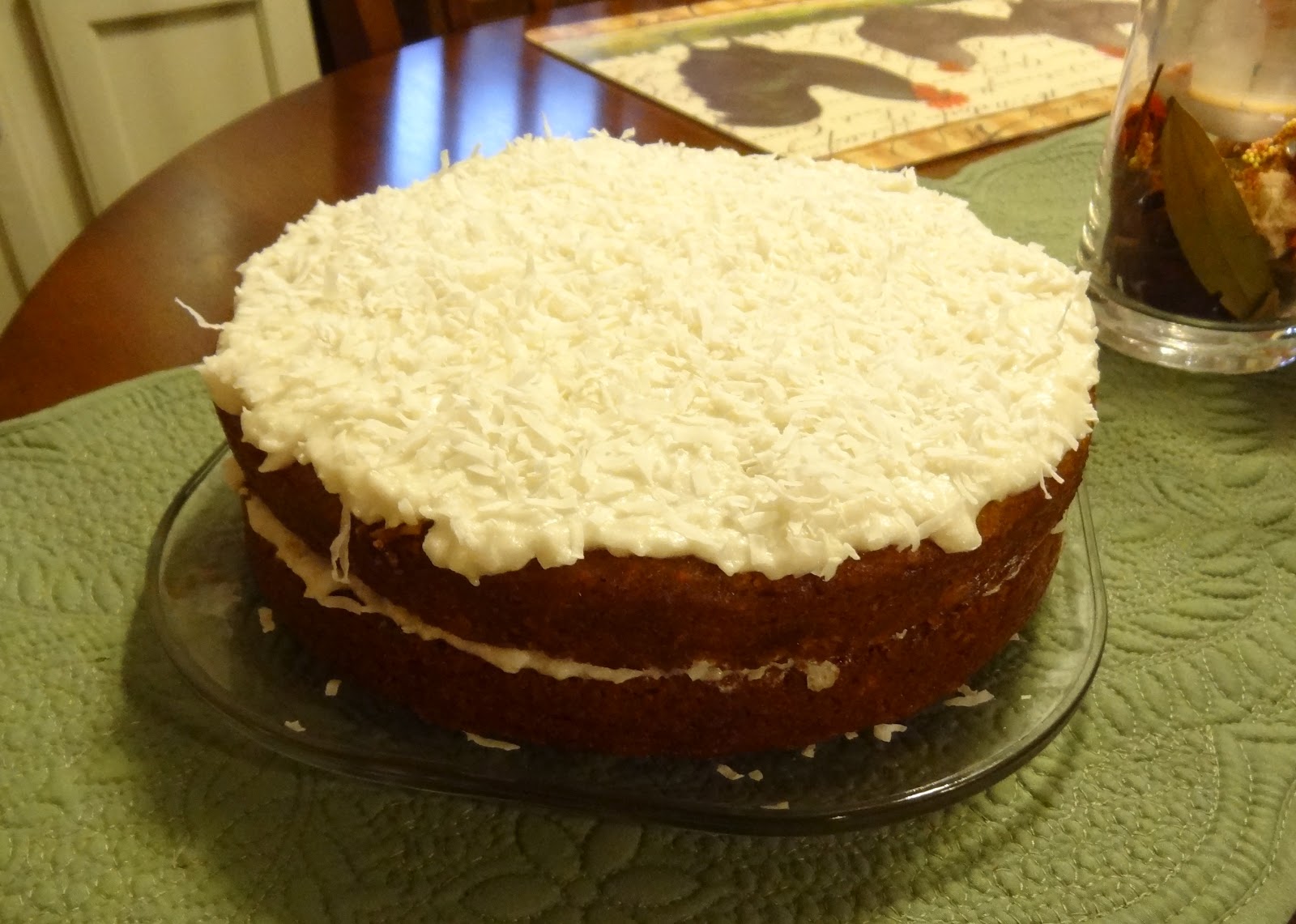 My Secret Recipe Spot Vegan Carrot Cake with Coconut Icing (Ginger