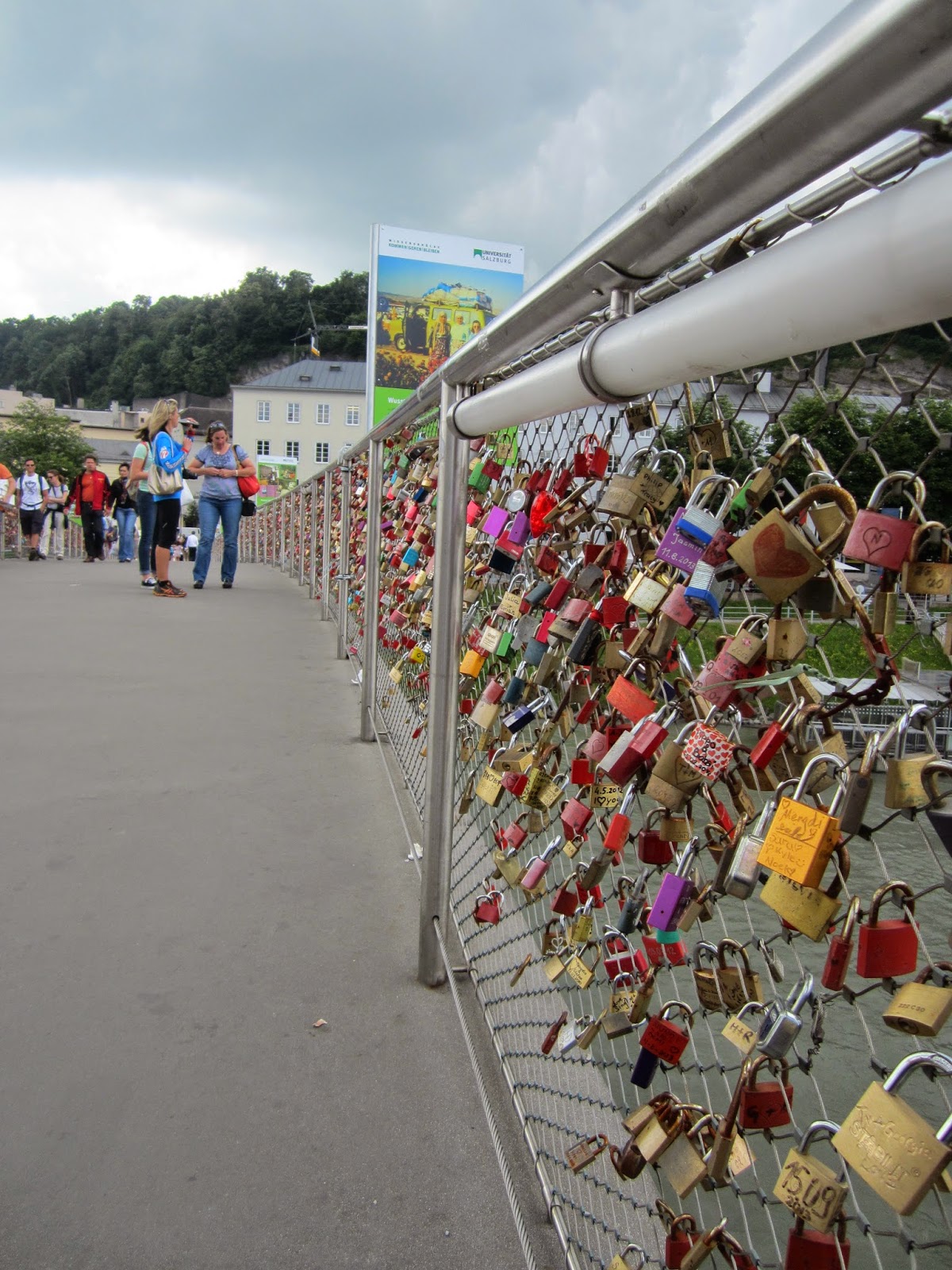 Beware of the Rug Another "Lock Bridge" Salzburg, Austria