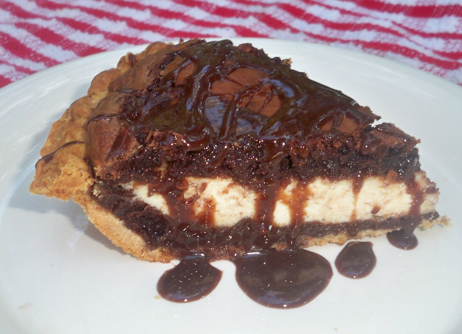 Gramma's in the kitchen Cream Cheese Fudge Brownie Pie