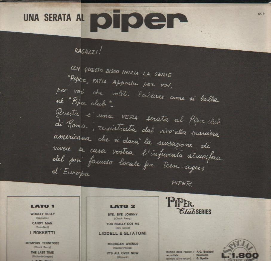 serata per single