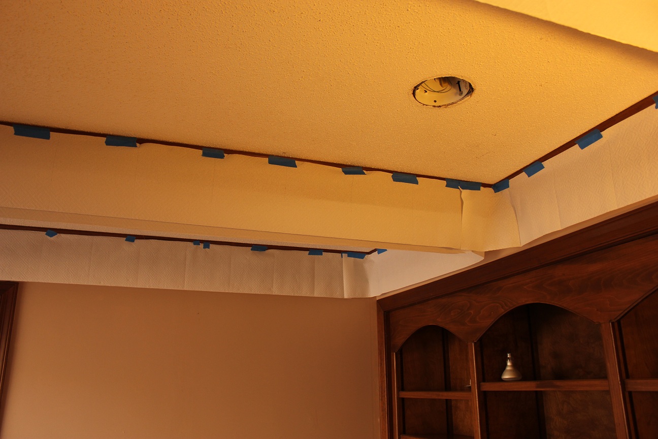 The Handcrafted Life How To Remove Popcorn Ceilings