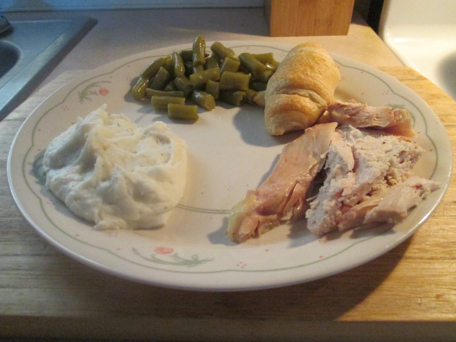Diab2cook Baked Bone In Whole Chicken Breast W Mashed Potatoes And Canned Green Beans,Creamy White Chicken Chili Crockpot