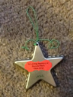 back of star ornament