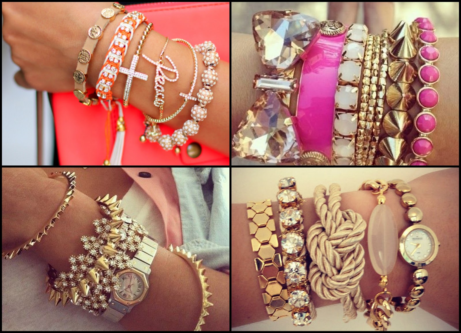 Ninelly Arm Candy. Bracelet Stacking
