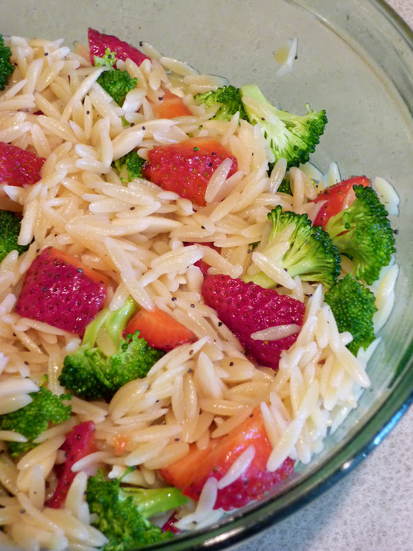 Seizing Life, One Measuring Cup At A Time Strawberry & Broccoli Orzo