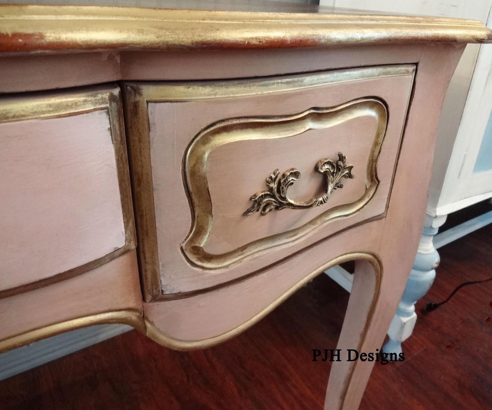 PJH Designs Hand Painted Antique Furniture A French Provincial Toilet