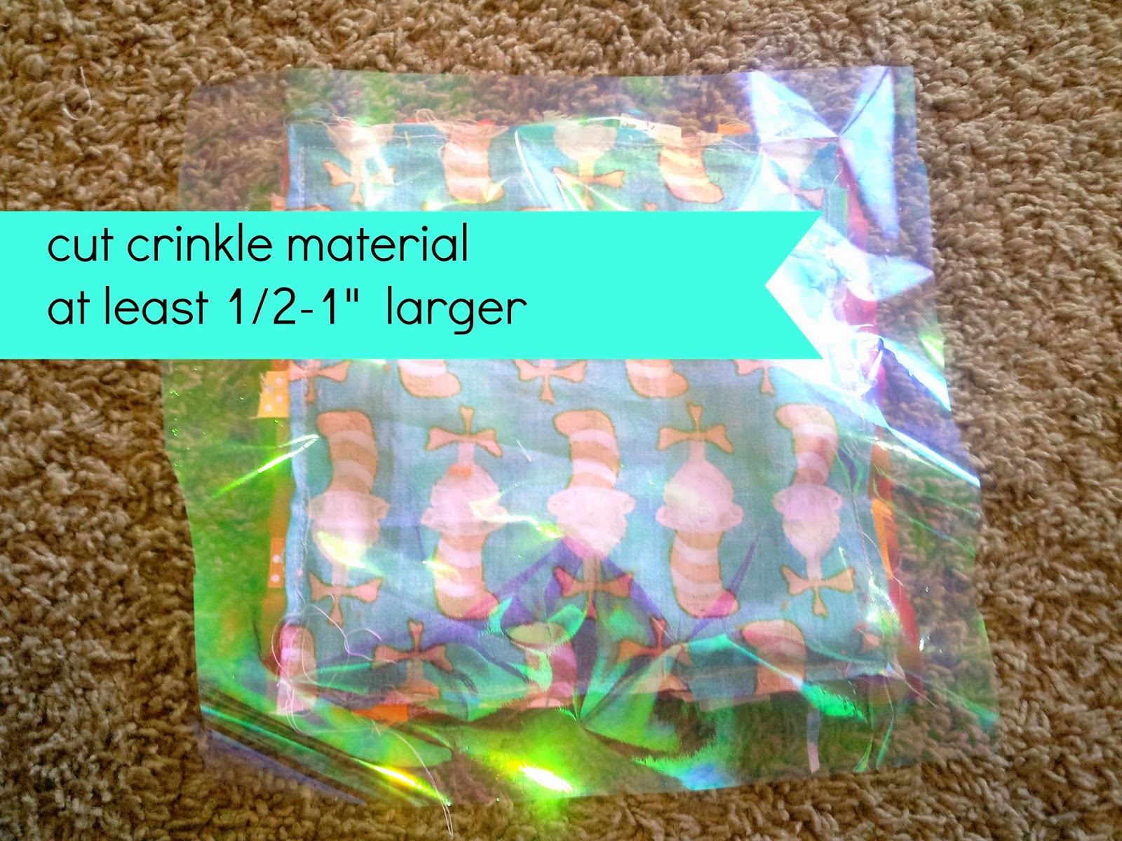 Twigs & Tweets Crinkle Crackle Instructions