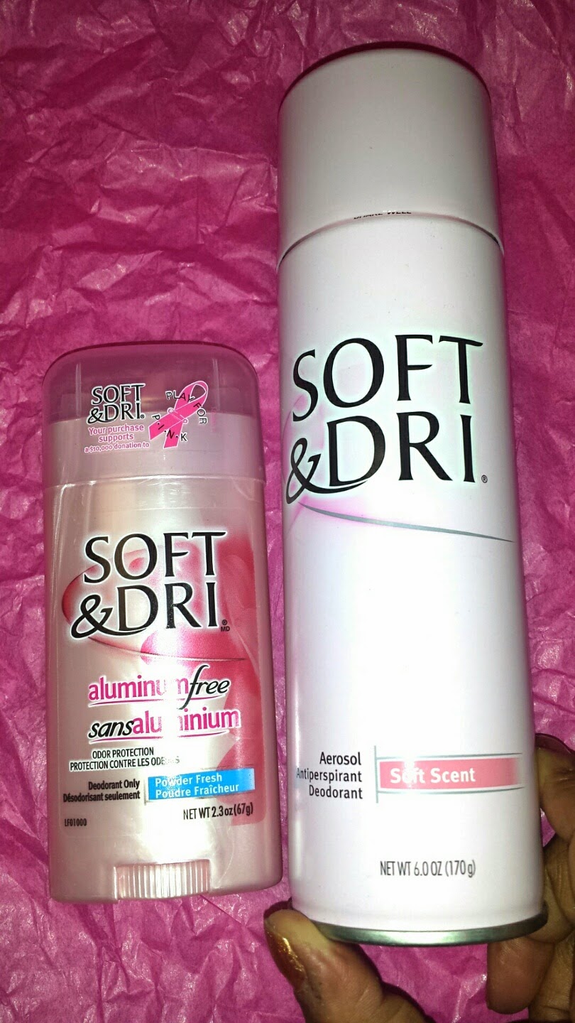 NEW ALUMINUMFREE DEODORANT FROM SOFT & DRI®