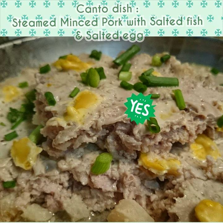 Homemade Meals for Children Steam Minced Pork with Salted Fish