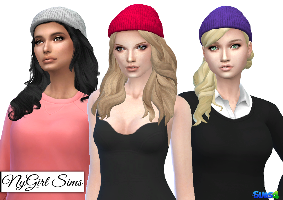 NyGirl Sims 4: Knitted Beanie Edit.