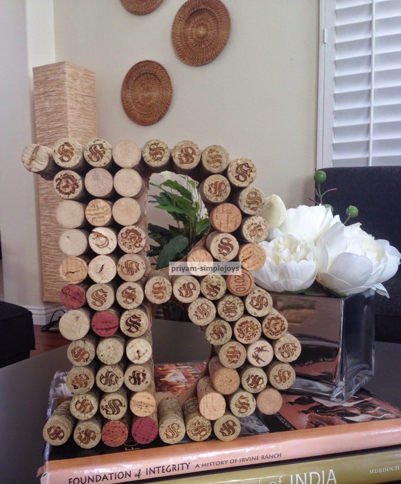 SimpleJoys Wine Cork Letters