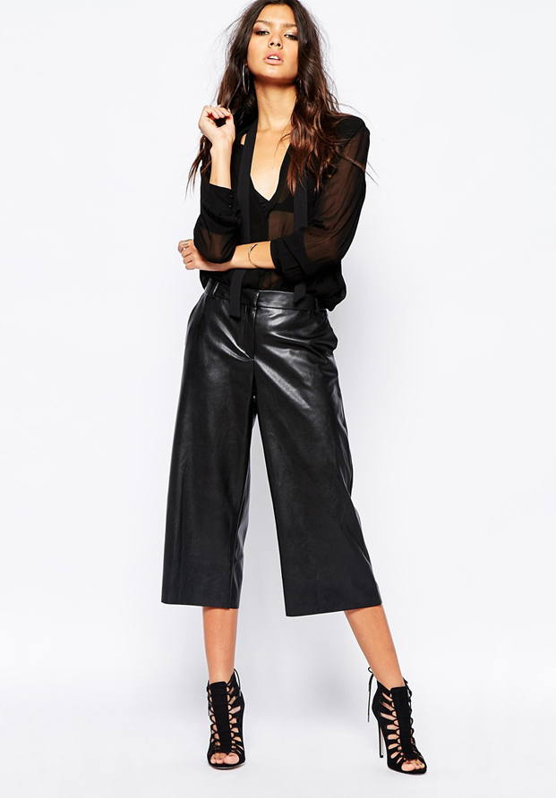 Wrap Top with Culottes