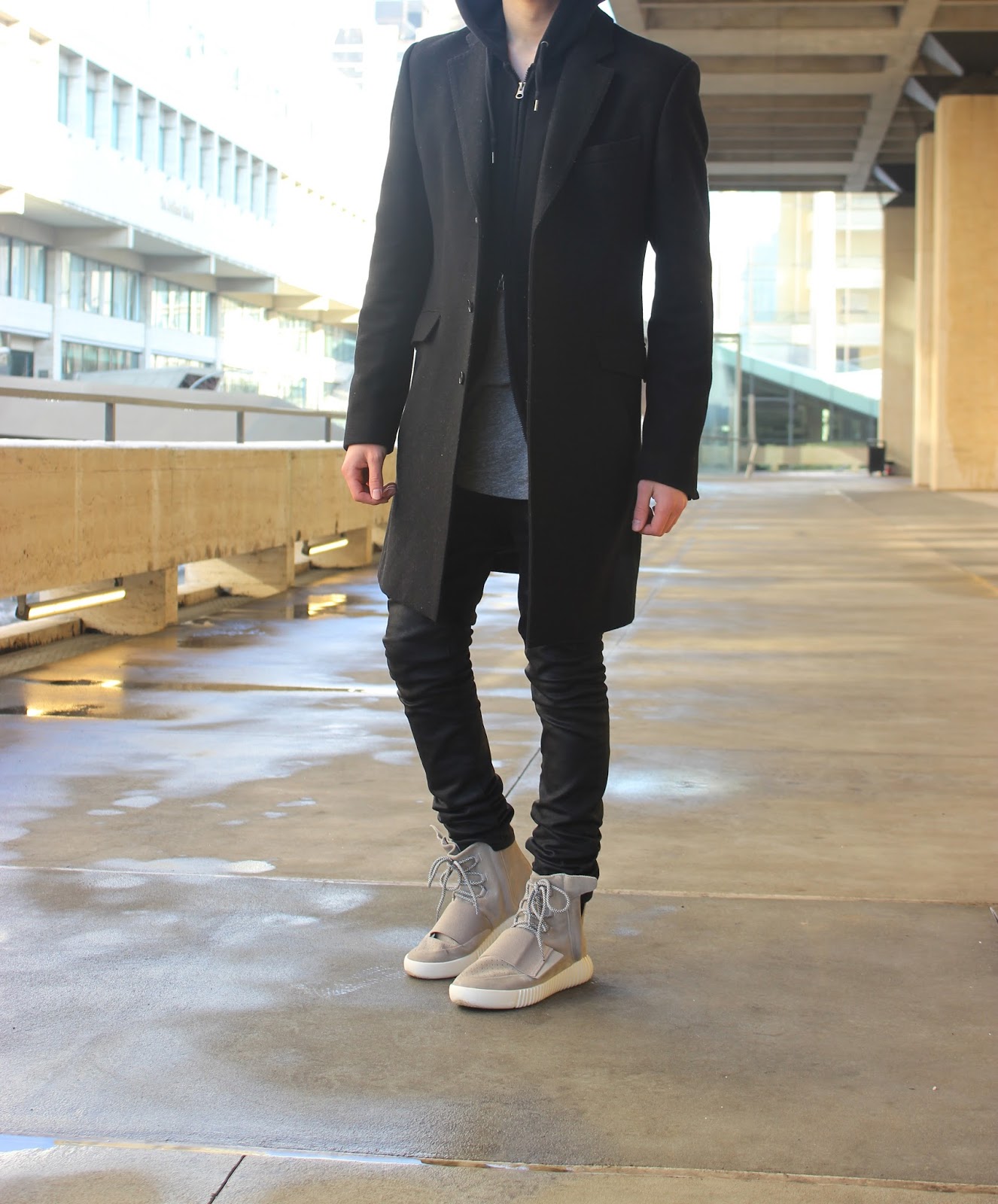 Adidas Yeezy 750 Boost Triple Black V1009 Kickwho vip