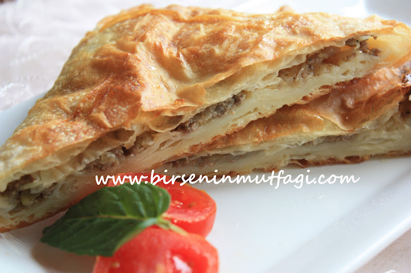  BİRSENCE RESİMLİ YEMEK TARİFLERİ YALANCI KOLAY ÇİĞ BÖREK