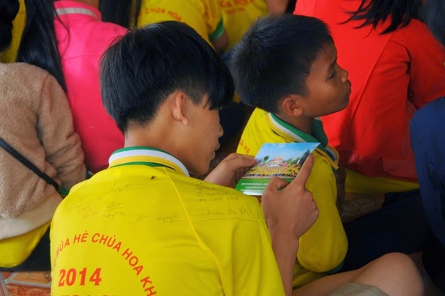 Bế mạc,khóa tu,mùa hè, chùa Hoa Khai, năm 2014