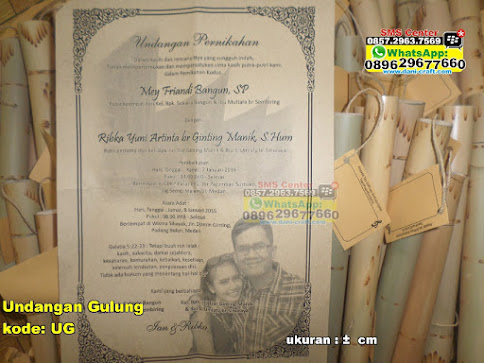 Undangan Gulung grosir