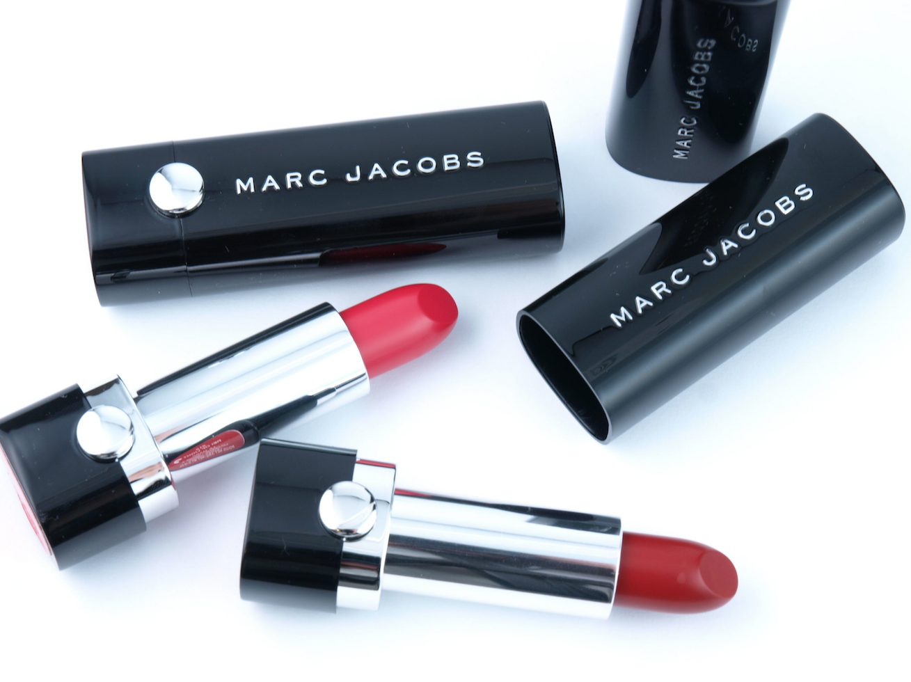 Marc Jacobs Le Marc Lip Creme Lipstick in "So Sofia", "Rei of Light" & "Je T'Aime": Review and Swatches